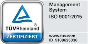 Prüfzeichen Zertifizierung ISO 9001:2015